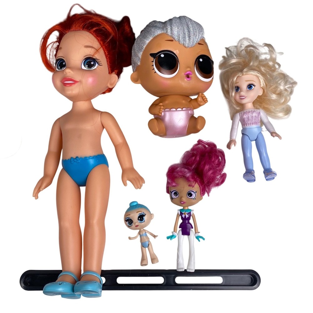 Doll Lot LOL Surprise Big Baby MC Swag Ariel Fashion Dolls Mini Figures 5pc